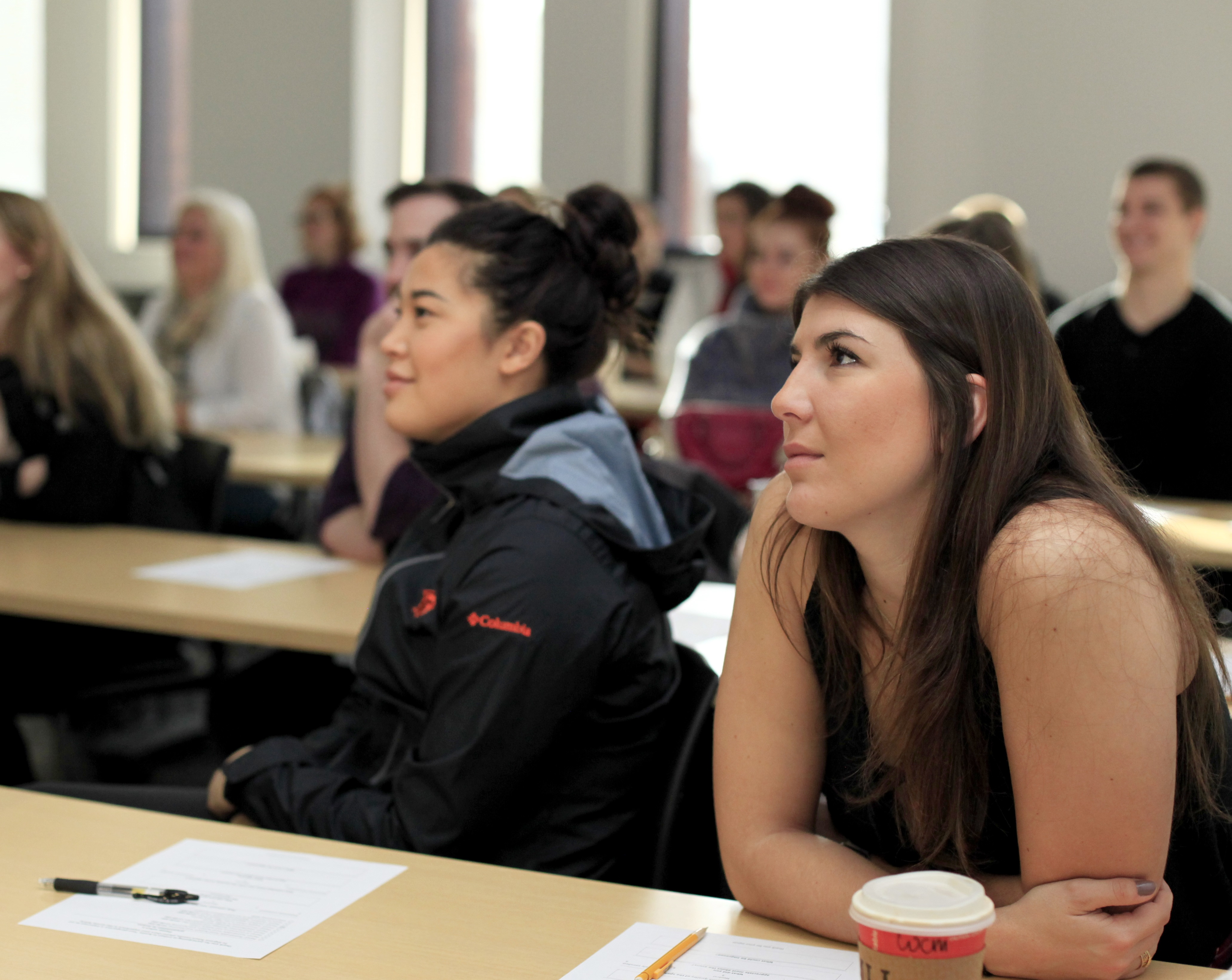 women in classroom